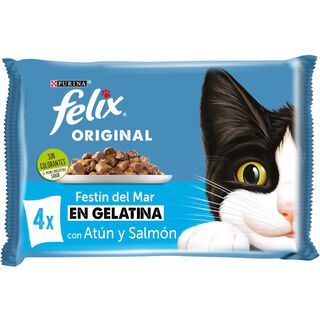 Felix Seleccion Peixes Saquetas em geleia para gatos - Multipack
